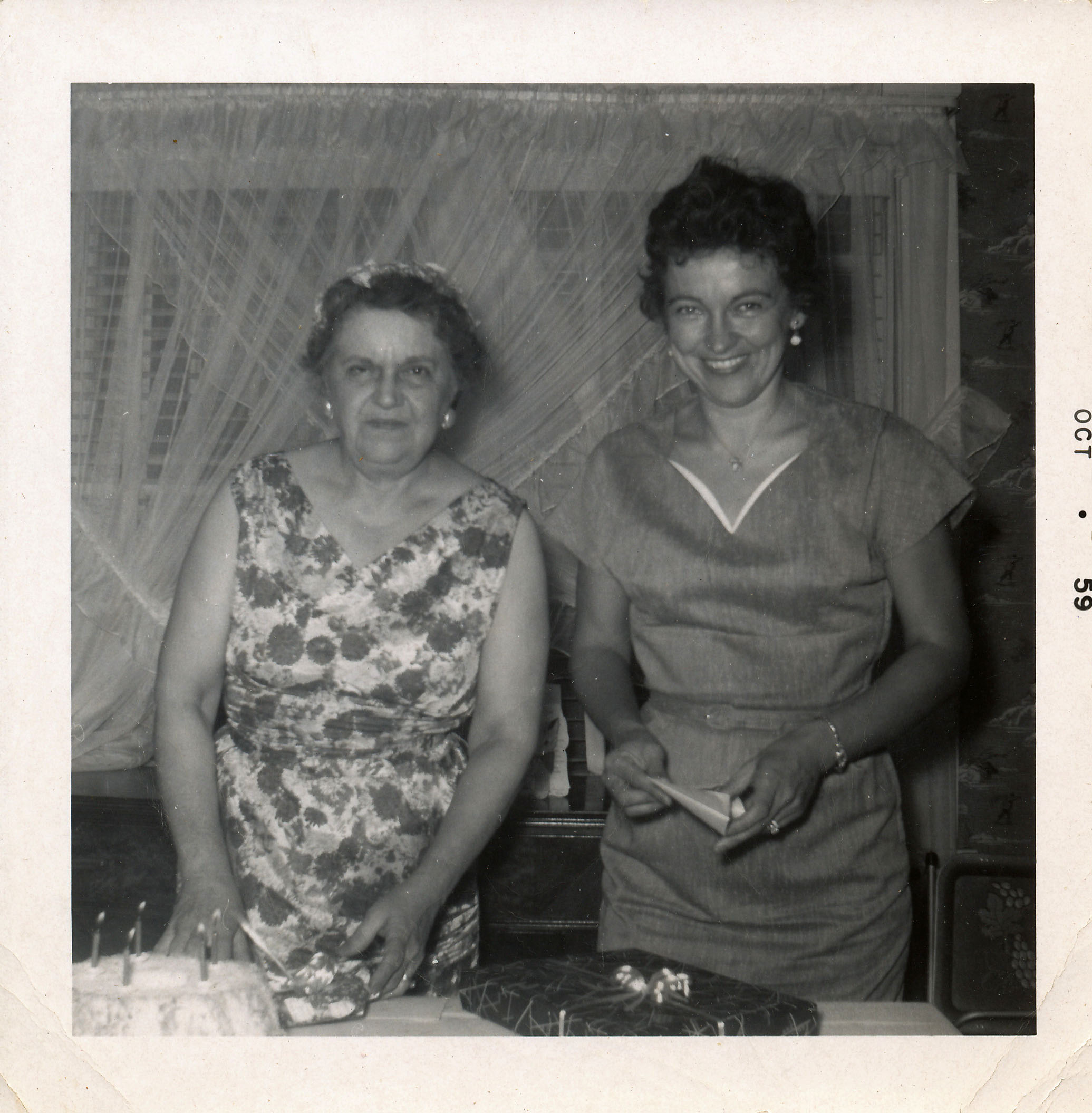 Edith with Barbara