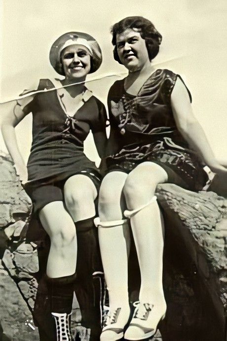 Edith with cousing Marion