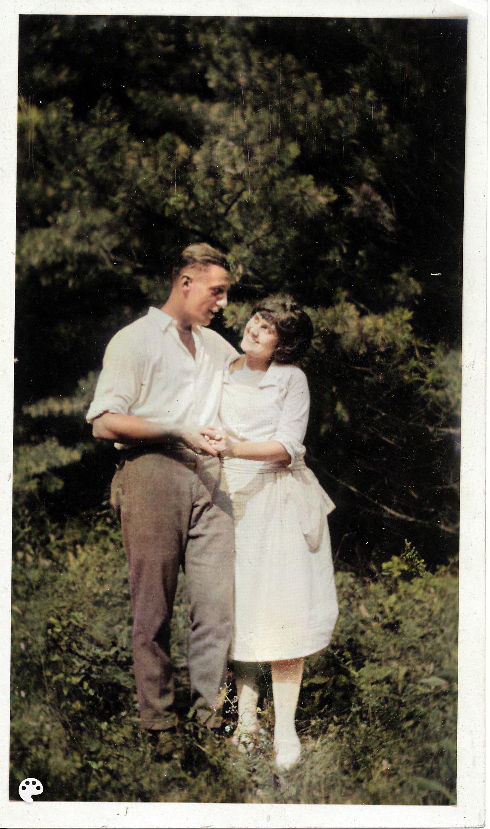 Edith with Victor