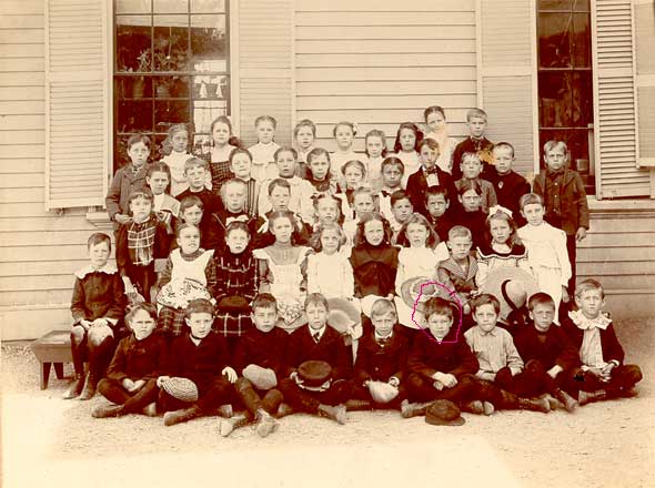 Philip with his classmates