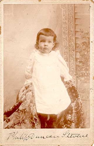 Philip as a baby