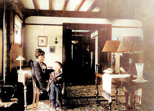 Philip with Aunt Helen