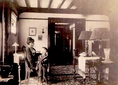 Philip with Aunt Helen