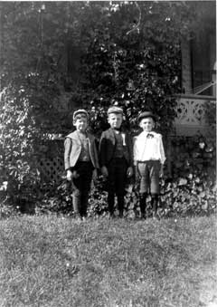 Philip with two other boys